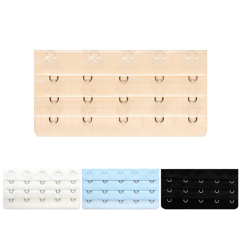 5-Row Bra Extension with 3 Hooks - Bra Strap Extension for Comfortable Fit and Growth, Underwear Accessory