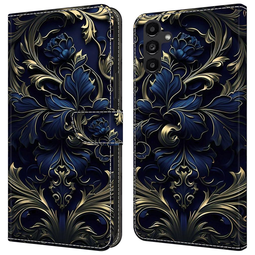 For Samsung Galaxy A14 5G/A14 4G Phone Case Pattern Print Leather Wallet Cover