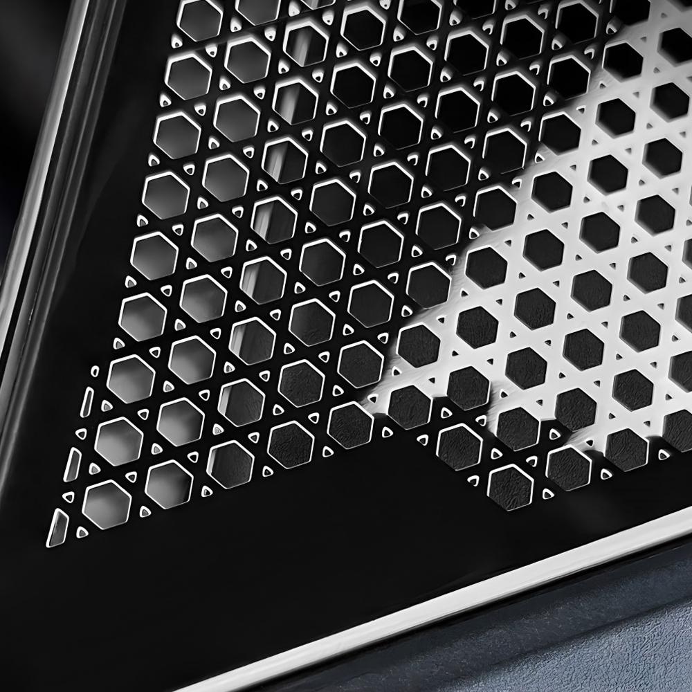 Stainless Car Engine Air Intake Mask Sticker Case Decoration Cover Trim Sticker For Honda CR-V CRV 6th Gen 2023 2024 2025 Hybrid