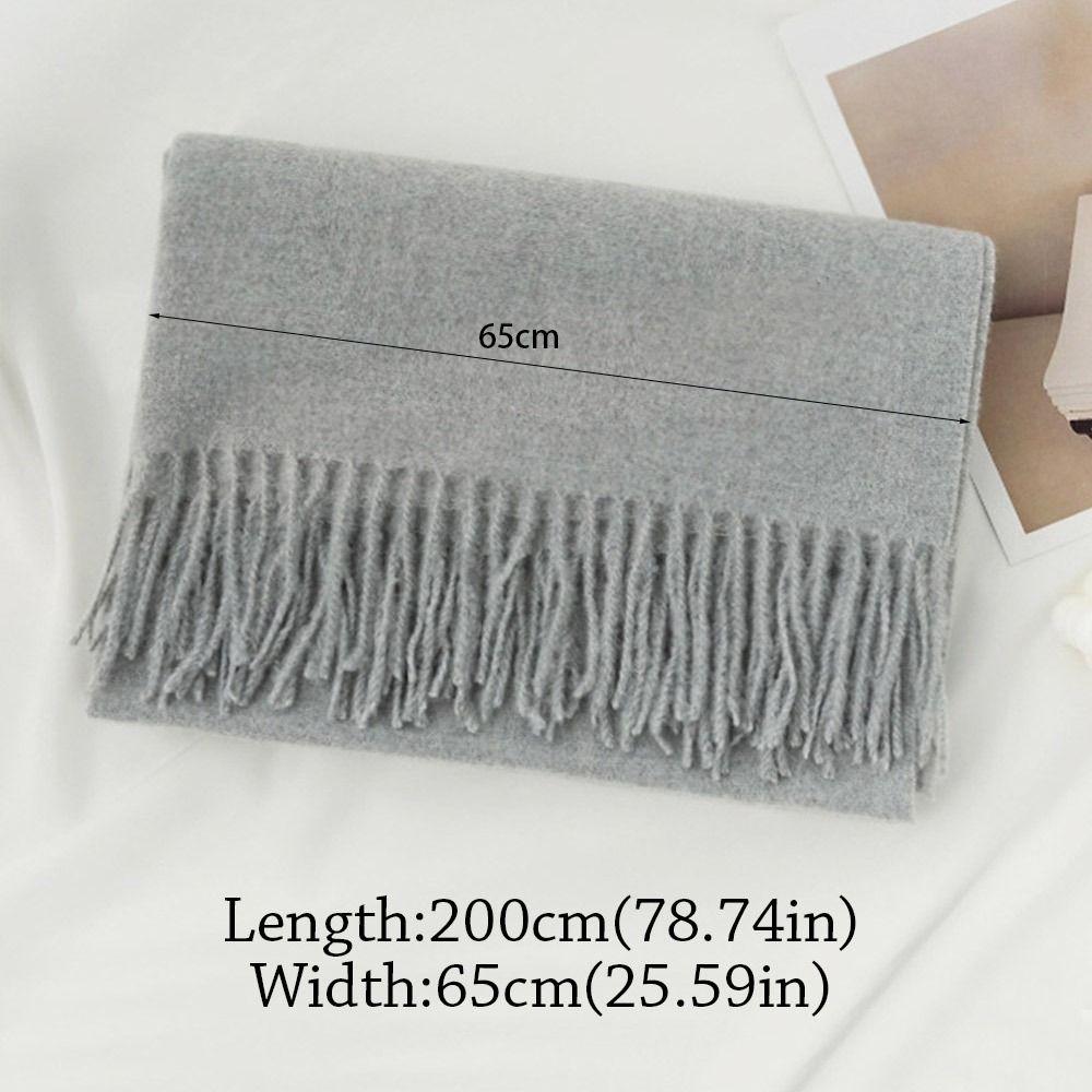 All-Match Long Scarf Tassel Headkerchief Fashion Hijab for Men Women