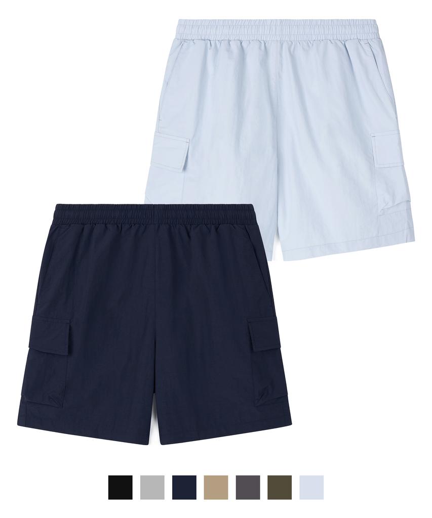 WILDROCK Crispy Nylon Cargo Shorts_7 Col (B Type)