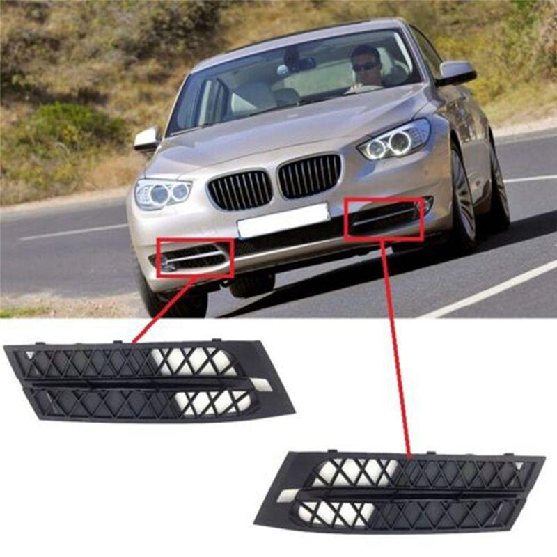 NEW-Car Front Left Right Lower Open Grille Front Bumper Grille Set For BMW 5' F07 GT 2008-2013 51117200735 51117200736