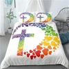 3D Jesus Duvet Cover Set Christian Sacred Jesus Polyester Bedding Set Cross Comforter Cover Suitable For Christian Jesus King