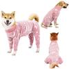 Bobasndm Turtleneck Dog Clothes Pajamas,Autumn Winter Dog Jumpsuit Coat,Winter Soft Warm Flannel Pajamas