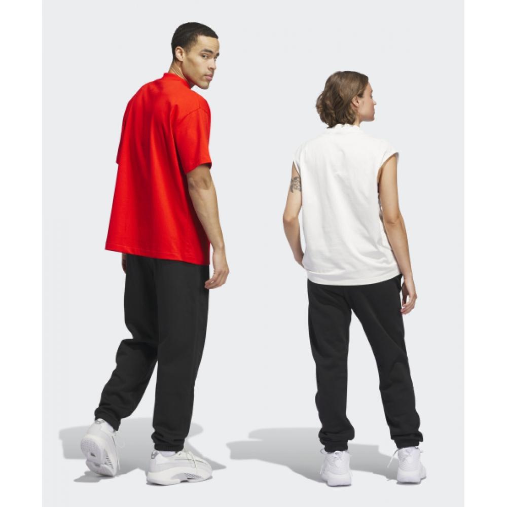 Adidas Баскетбольные флисовые спортивные штаны черного цвета Iz4908