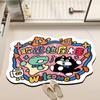 Cute Cartoon Doll Floor Mat Entry Door Entry Door Anti-slip Wear-resistant Foot Mat Bathroom Door Diatom Mud Mat