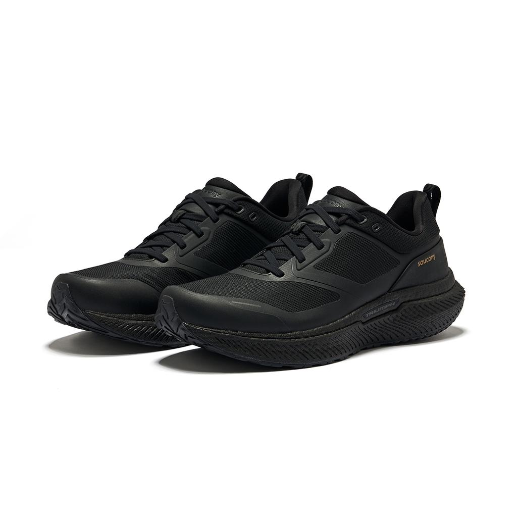 SAUCONY Triumph Cmt 2 Удобная амортизация Pwrun+ для города Кроссовки унисекс с низким верхом для повседневных тренировок и бега на короткие дистанции Черные S28239-4