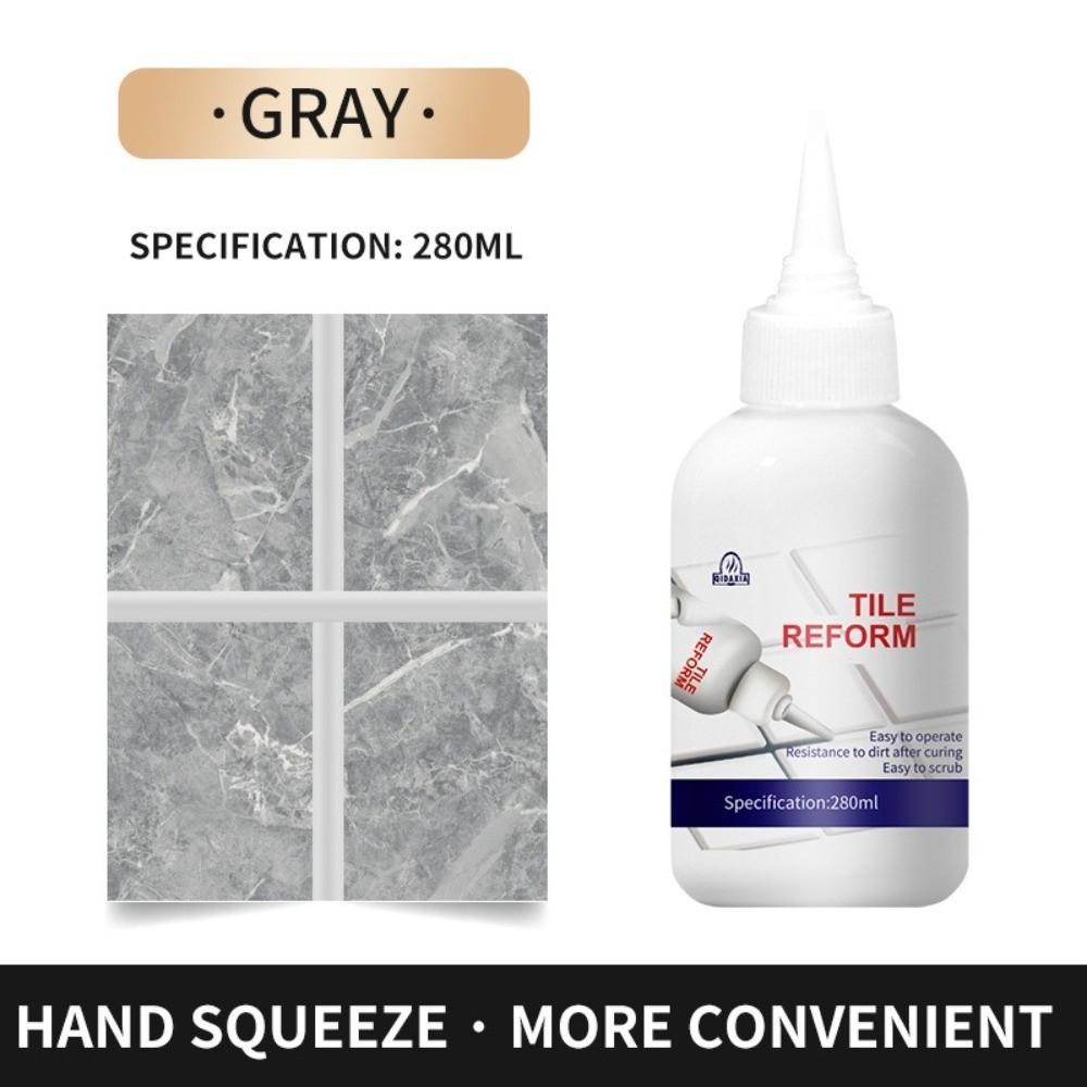 280 мл Ремонтный состав для швов плитки Быстросохнущий Сильный Водонепроницаемый Затирка для керамической плитки Водонепроницаемый Плесень-устойчивый