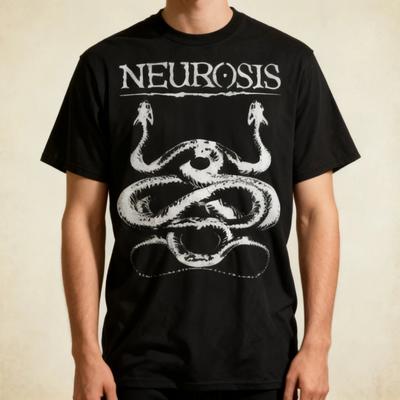 Винтажная футболка Neurosis Band Snacks Хлопок Черная Все Размеры Мужская Женская Новая с биркой