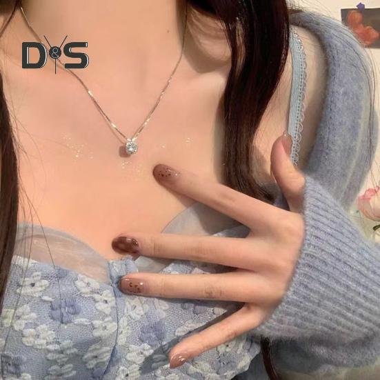 Ожерелье-чокер в виде капли с кубическим цирконием Сверкающее бриллиантовое ожерелье Кристалл Горный хрусталь Блестящее ожерелье Ювелирные изделия День матери Годовщина День рождения