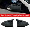 For Toyota Corolla 2014 2015 2016 2017 2018 Car Rearview Side Mirror Cover Wing Cap Exterior Sticker Door Rear View Case Trim