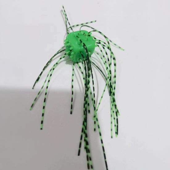 10 шт. 1,4 см/4 г мягкие приманки в форме кубиков с юбкой, медленно тонущие цветные искусственные приманки из ПВХ для ловли пресноводного соленого окуня, сома, рыболовные принадлежности