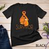 Leukemia Awareness Survivor Orange Ribbon Boxing Gloves Unisex T-shirt