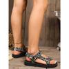 Women's Summer New Platform Color-Block Velcro European and American Sandals
