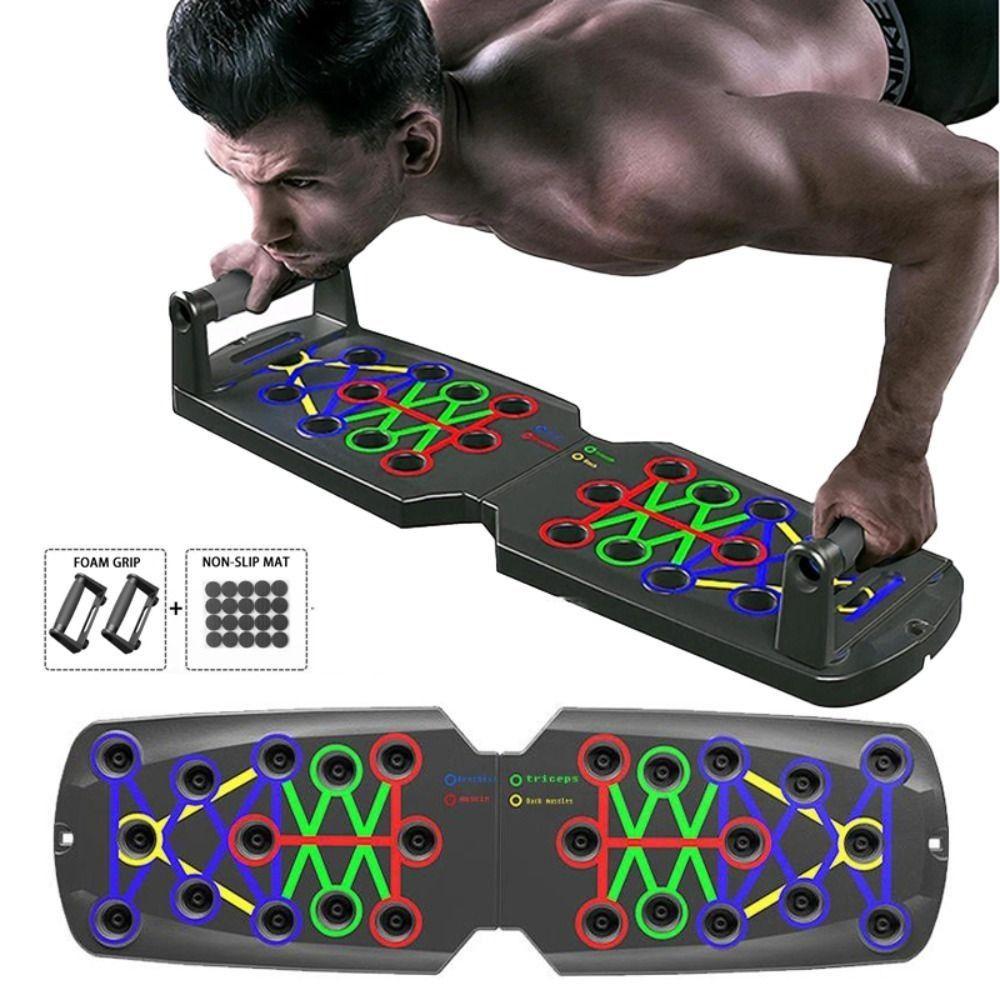 Foldable Home Exercise Equipment Multifunctional Push Up Bar Push-up Board Gym