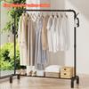 Floor Standing Clothes Rack Household Metal Clothes Rack Detachable Storage Rack Home Storage Organizer Shelf Space Saving