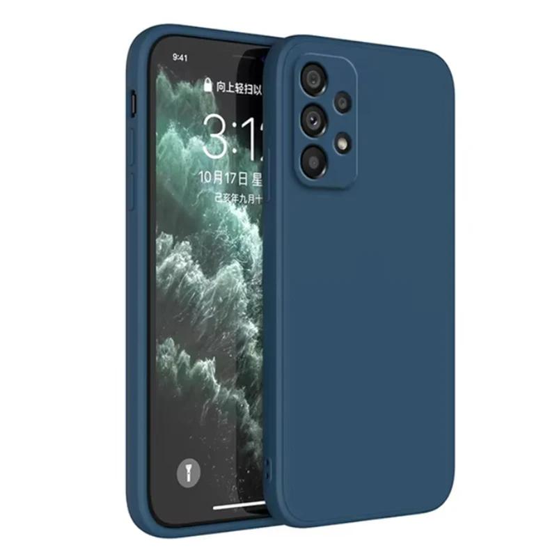 Роскошный чехол для телефона из жидкого силикона для Samsung A13 A14 A15 A21S A25 A31 A32 A33 A34 A35 A36 A41 A42 A50 A51 A52 Задняя крышка