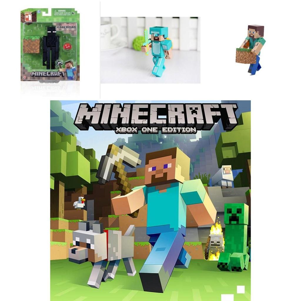 Коллекция фигурок-пазлов Minecraft Высококачественный домашний декор и подарок для геймеров