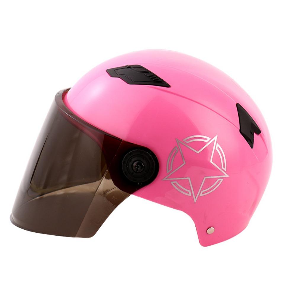 Electric Car Helmet Summer Light Men and Women Adult Electric Car Helmet Four Seasons Breathable Helmet Pass