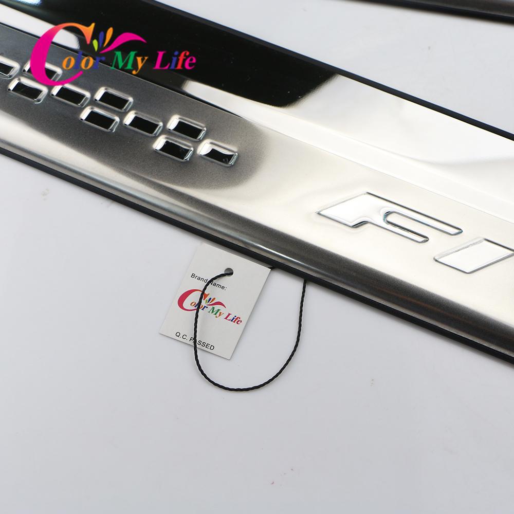 Накладки на пороги автомобиля, пригодные для Honda Fit 2014 2015 2016 2017 2018, полоса на порог из нержавеющей стали, накладка на педаль