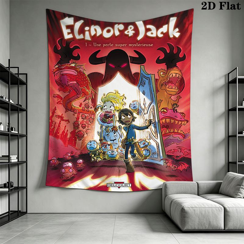 Elinor and Jack Pattern Home Decor Tapestry, Wall Hanging, Decorative RV Wall Cloth.MGT0918151