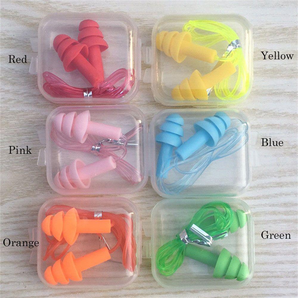 Аксессуары для бассейна Мягкий силикон Снижение шума Защита для ушей для плавания Защита слуха Беруши