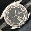 AUTOMATIC VINTAGE SEIKO 5 7009A JAPAN MENS BLACK COLOR DIAL WATCH A500767-5 R154-a500767