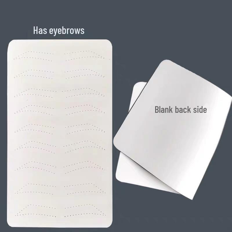 Полуперманентный татуаж бровей, тренировочная силиконовая кожа для начинающих