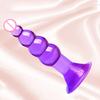 6Pcs Women Men Silicone Anal Beads Butt Plug Adult Sex Toy Prostate Massager