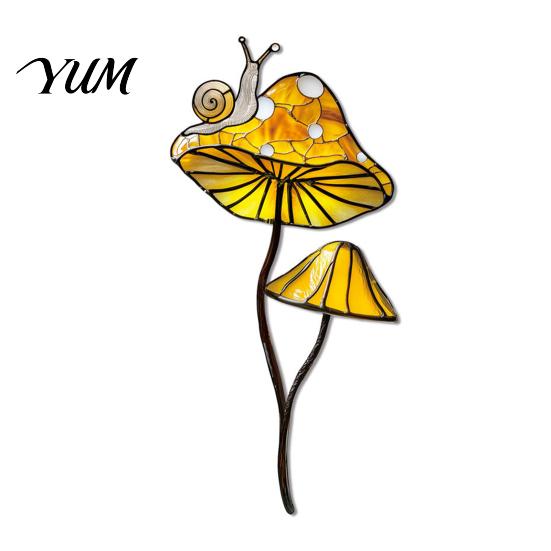 Colorful Yard Stakes Planter Insert Stake, Double-Sided, Flower Pot Decor Metal Stake Insect Animal for Plant Pots Bed Decoration Creative