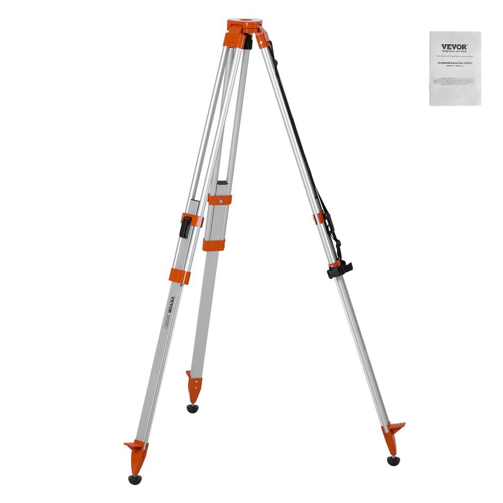 Laser Level Tripod Stand 5/8"-11 Thread 16.53-65.55 in Height Adjustment