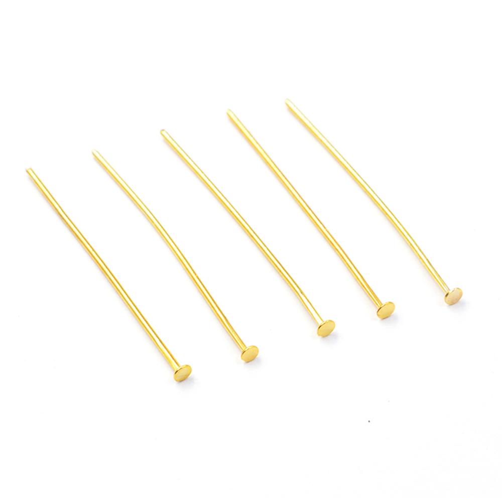Flat Head Eye Pin Needles Beads Supplies for Jewelry Making Bracelet Accessories Earring Diy
