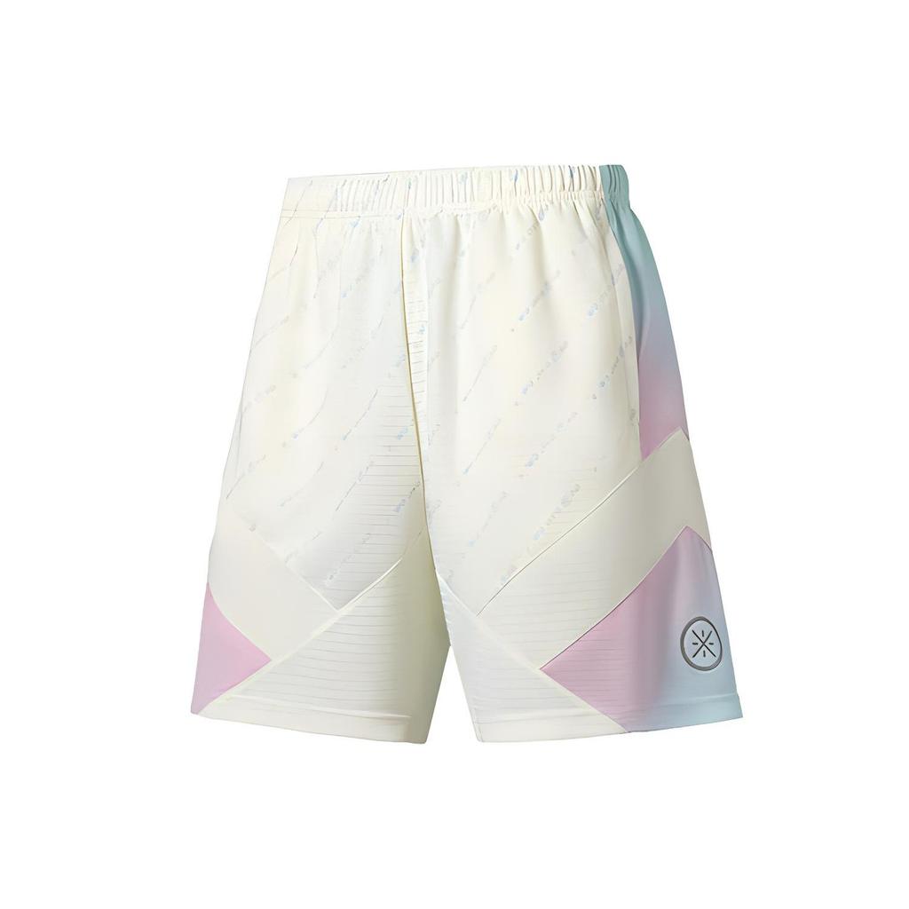 Li Ning SS22 Basketball Shorts Men's Ecru AAPS007-7