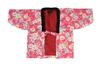 Tosen Hanten Chanchanko Dotera Winter Warmth Loungewear with Japanese Cotton Ages Dark Pink Cherry Size 110 Pattern, Filling, 2-13, Girls, 1. (Double