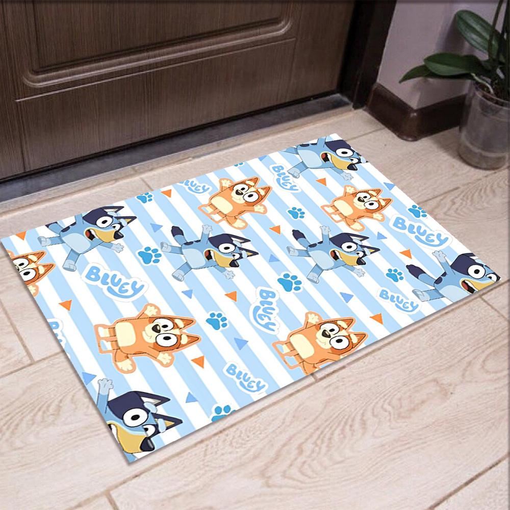 Bluey Printed Carpet Rug for Office Chair Living Room Bedroom Kitchen Room Decor Gifts