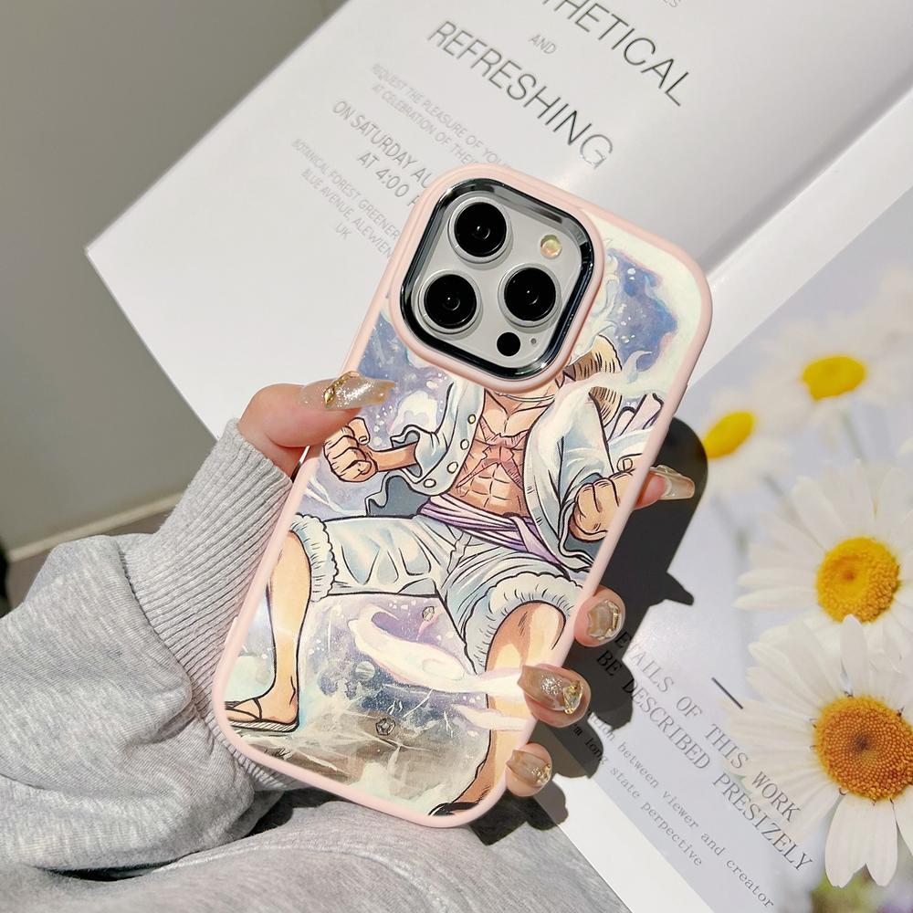 Чехлы для телефонов Ae92 One Piece Luffy Gear 5 для Samsung A13 A32 A53 A04 A54 S23 S24 Ultra Infinix Hot 40 Huawei P30 Pro с металлической защитной задней крышкой для камеры