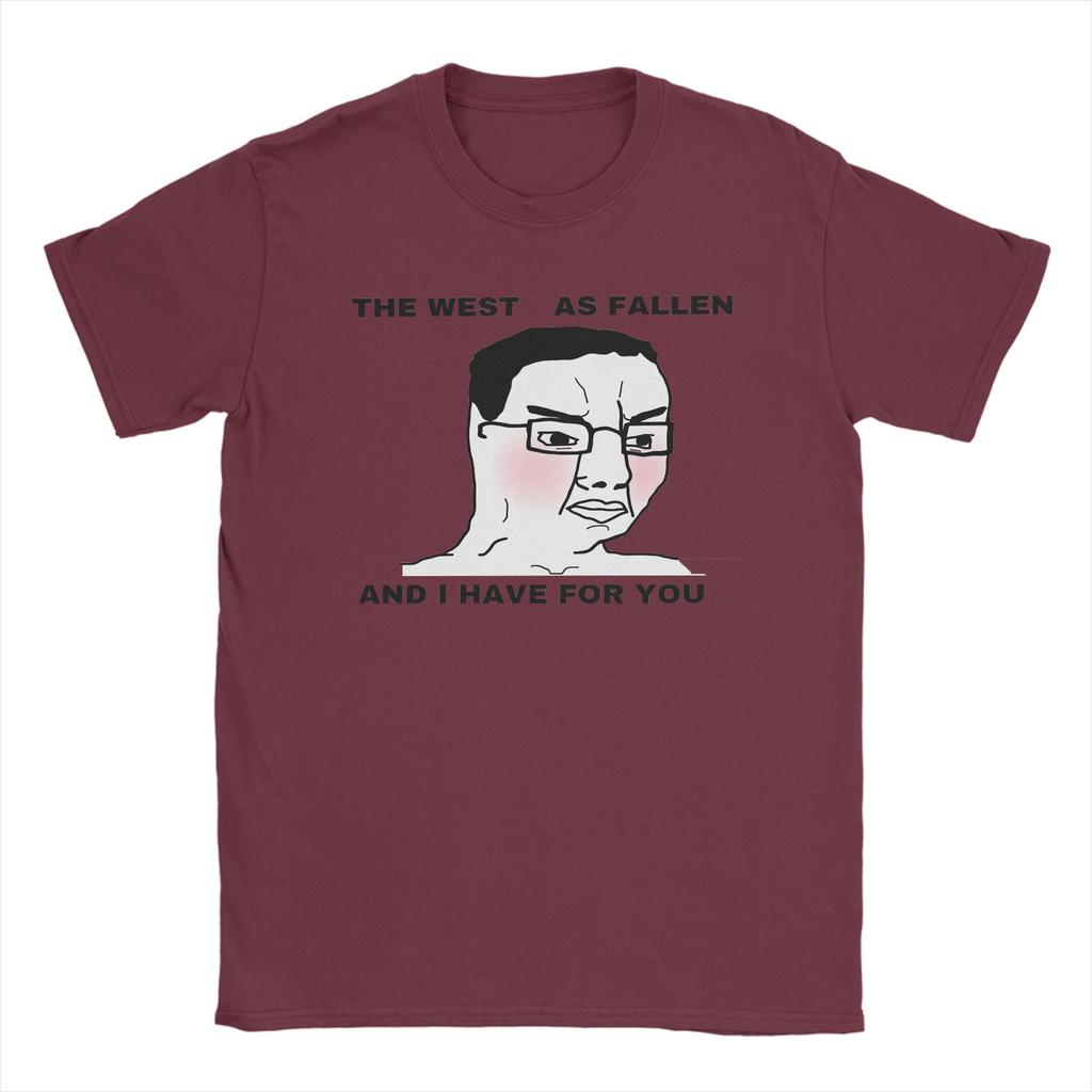 Chudjak Cotton T Shirt For Mens Summer Soyjak Funny TShirts ONeck Harajuku Tees Oversized Print Clothes