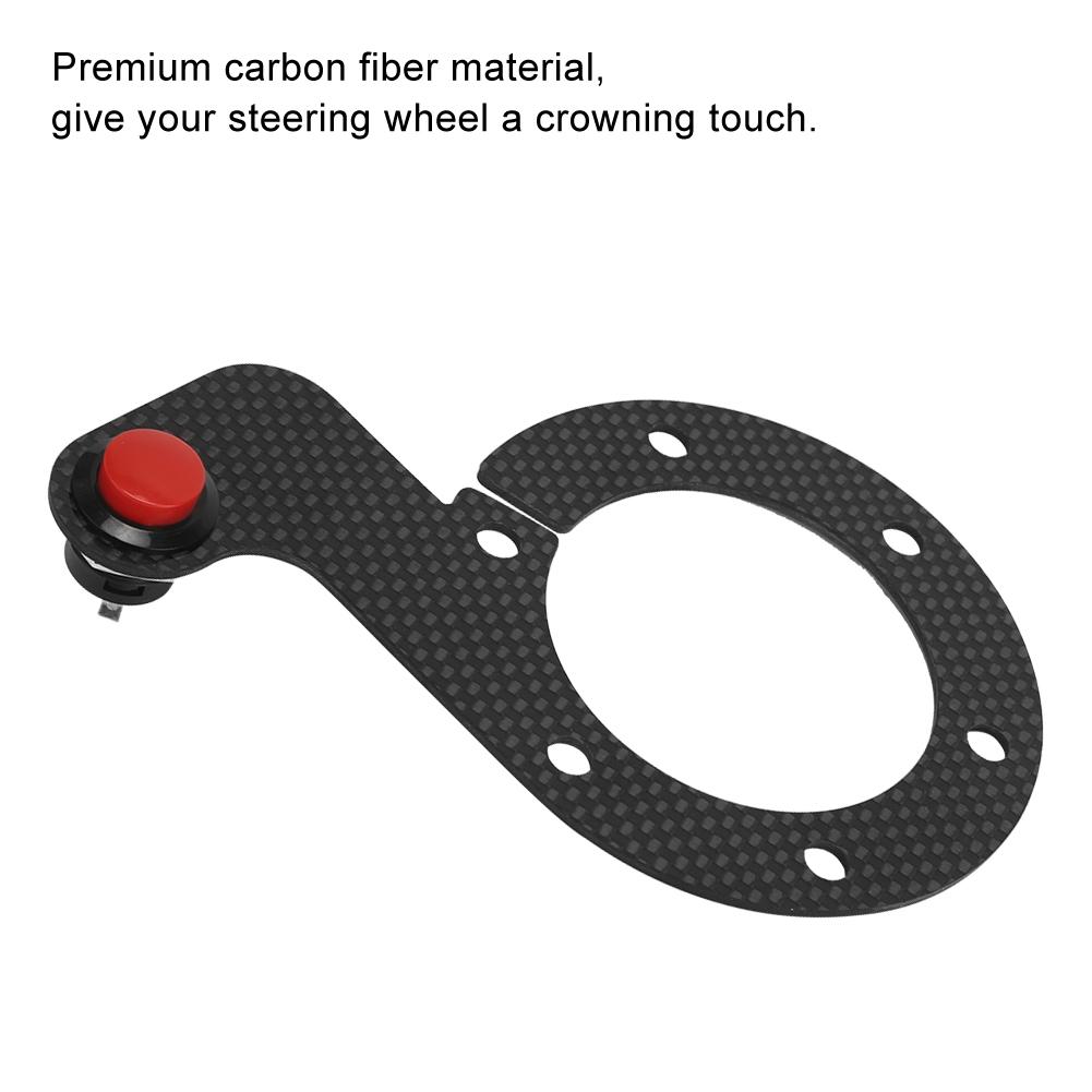 Carbon Fiber External Horn Button Kits for MOMO/OMP/Nardi/ 6 Steering Wheel Steering Wheel Horn Button