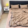 Супермягкая, безопасная для кожи, класс А, 100% хлопок, двухслойная наволочка и пододеяльник для младенцев и взрослых