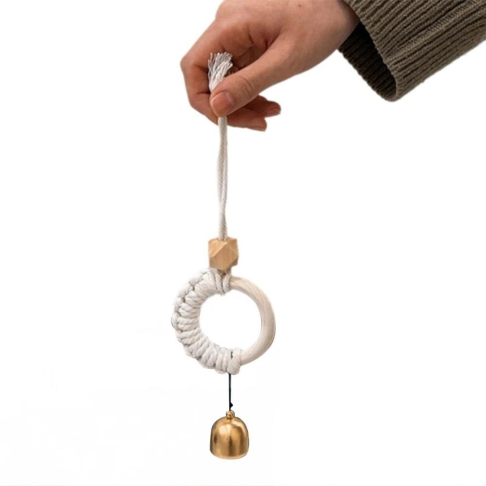 New Weaving Rope Wind Chimes Wall-mounting Pendants Wall Wooden Door Pendant Saves Space Hangings Kid Room Window Decors