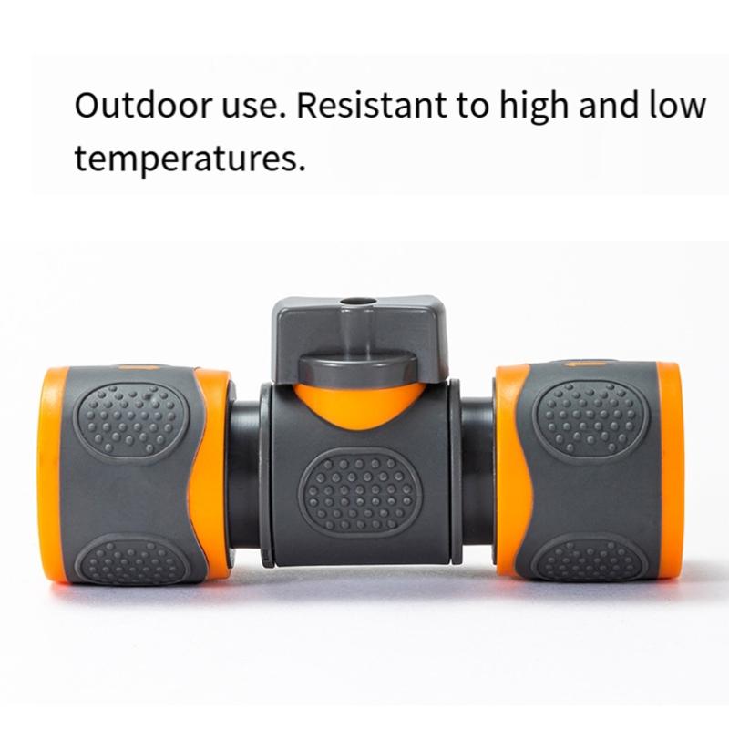 Heavy Type ABS Plastic Double Quickly Release Hose Connectors Leakproof For Outdoor Indoor Use