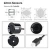 Комплект датчиков парковки автомобиля, 4 датчика, зуммер, ЖК-дисплей, монитор расстояния 2,5 м, радар заднего хода, автомобильные аксессуары, система определения расстояния для автомобиля