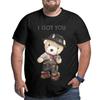 Plus Size S-6XL for 50-135KG Super Cool Cowboy Doll Bears Funny Printed Men T-Shirts Short Sleeves Summer Breathable Tees Clothing
