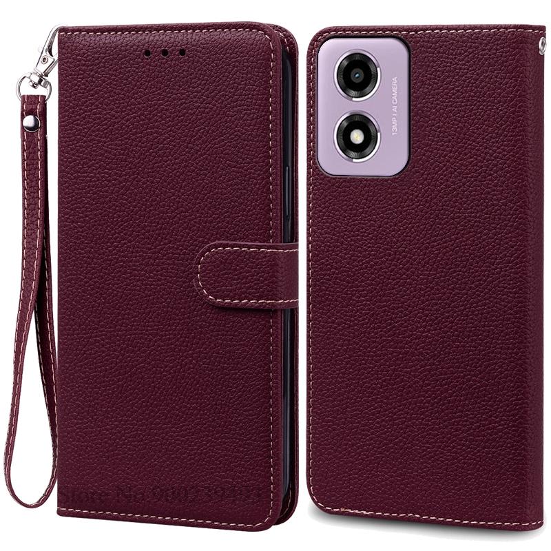 Чехол E14 для Moto E14, кожаный чехол-кошелек с откидной крышкой для Motorola E14, чехол для мобильного телефона, чехол для Moto E14, чехол-основание, корпус