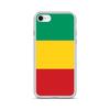 Coque iPhone - Drapeau Guinée - iPhone SE 2020 - Souple - Multicolore - Vertical