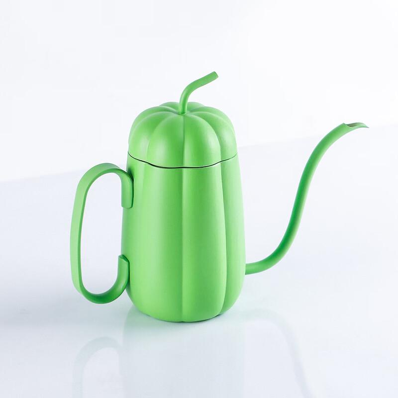 Pumpkin Shape Gooseneck Hand Pour Over Coffee Pot