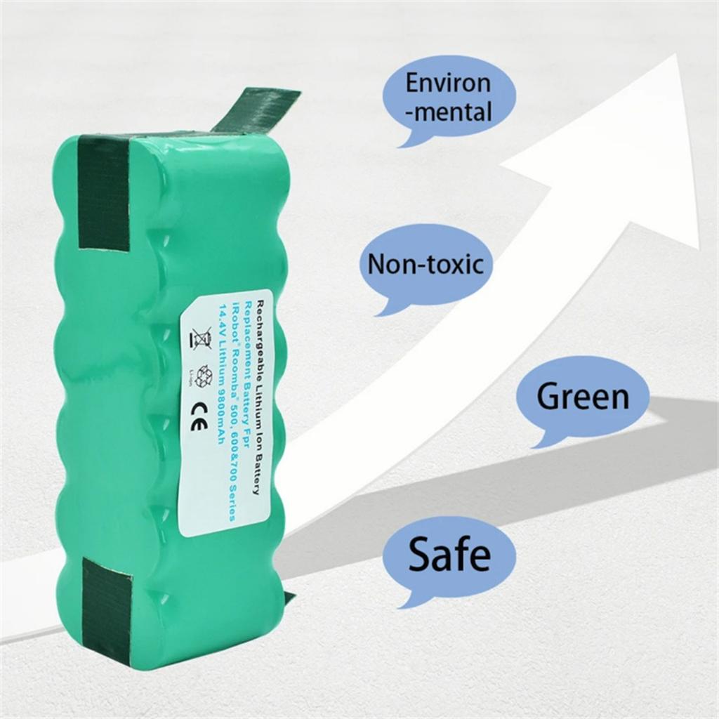 Vacuum Cleaner Batteries 14.4V 9800mAh Batteries Panda x500 Dibea x500 x580 x900 Haier T322 T321 T320 CR120 CR121 CR540 High Quality