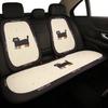 Universal Four Seasons Cute Cartoon Cat Headrest Car Seat Cushion Covers Black Cat Lumbar Support Car Interior Accessories