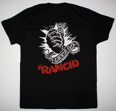 RANCID LET'S GO Футболка Унисекс Хлопковая Футболка Все Размеры VN728 Унисекс Футболка