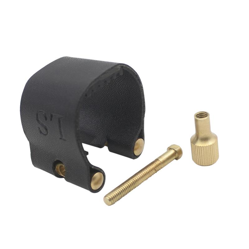 Профессиональный искусственный кожаный саксофон саксофон кларнет бакелитовый мундштук зажим\зажим кожаный